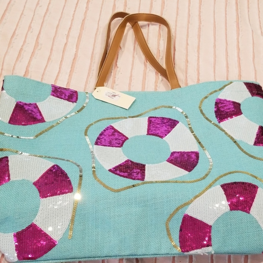 Beach Tote with Clutch